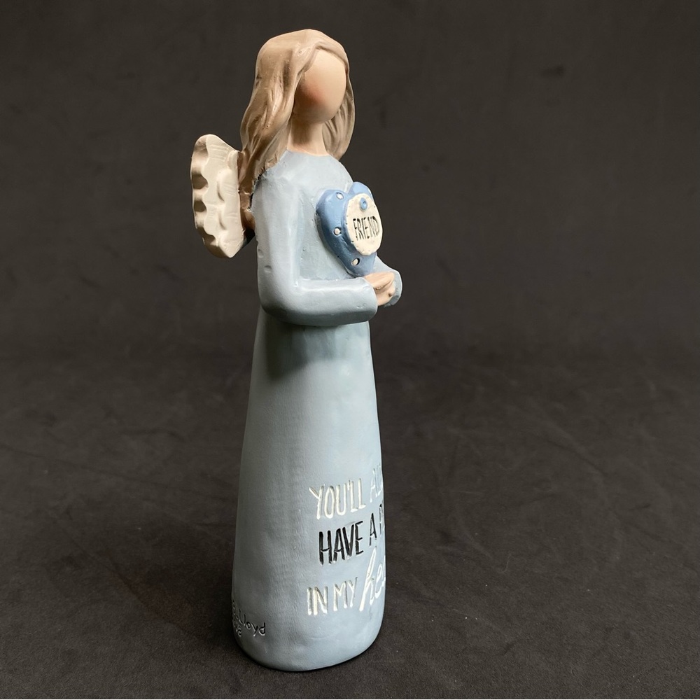 B. LLoyd 2018 Angel Figurine 5” Friend You'll Always Have a Place in My Heart - Picture 2 of 7